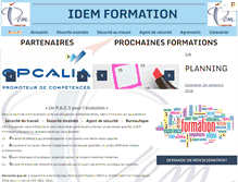 Tablet Screenshot of idemformation.puzl.com